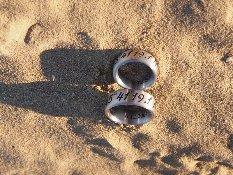 Ringe, Ehe, Sand,